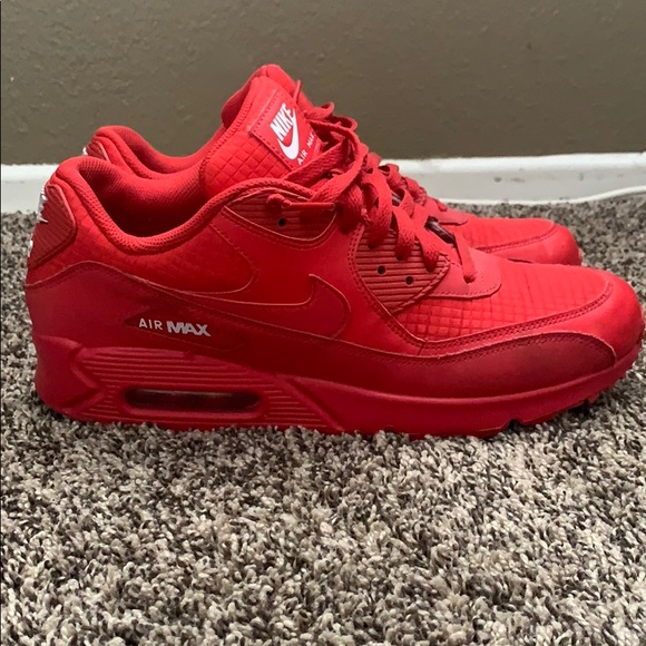 nike air max 90 triple red